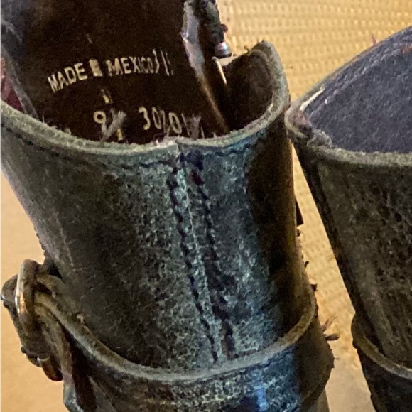 Leathers Distressed boots size 9/10 in charcoal
gray. Gently used. Tory Burch - Picture 4 of 6